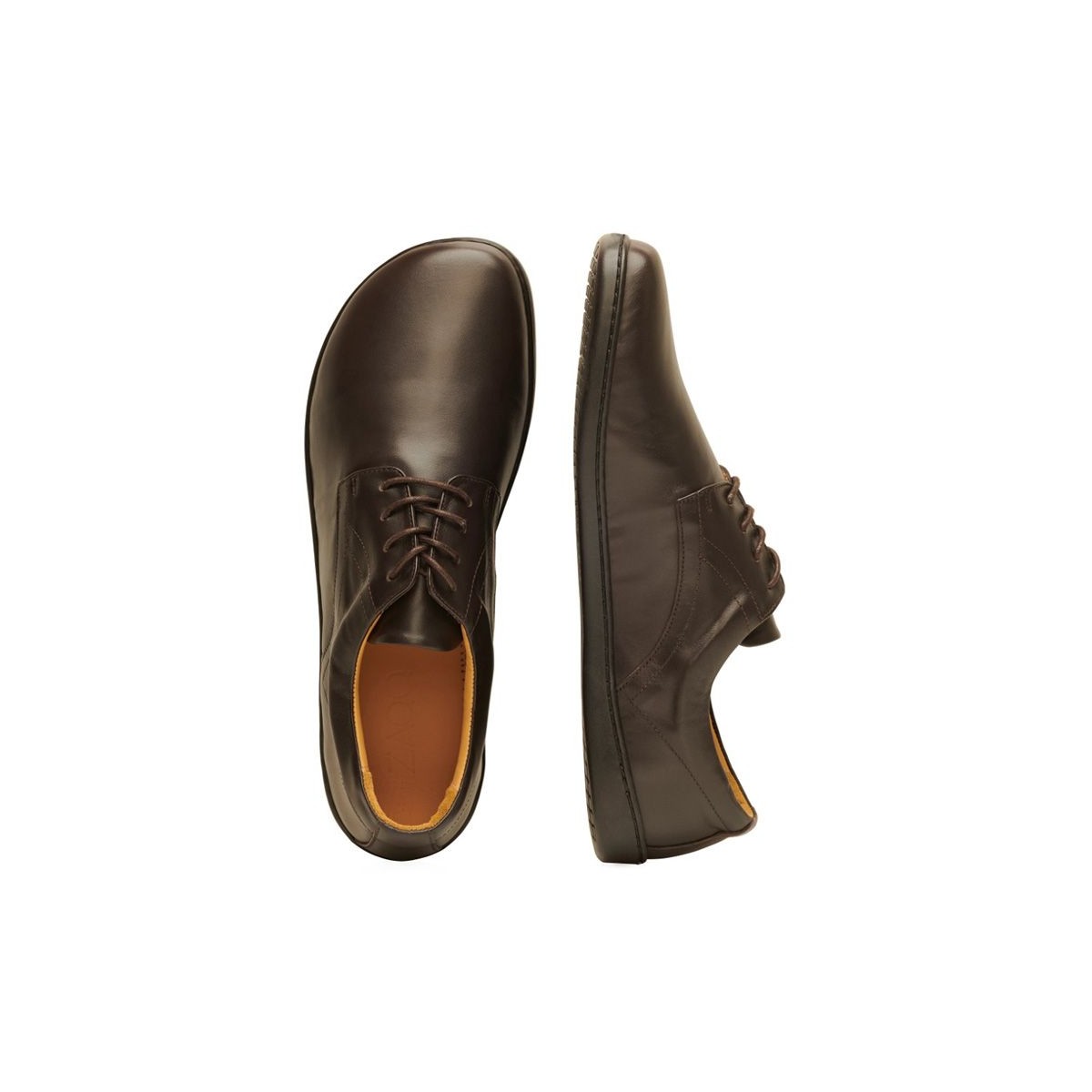 ZAQQ PEAQ Dark Brown | Elegant minimalist shoe for suit jacket