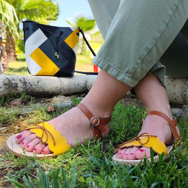 Sandalias ZaUri Helena - Mostaza