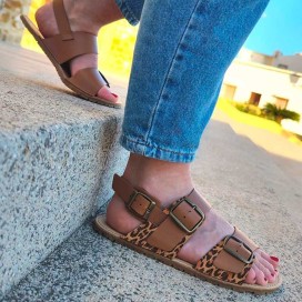 Sandalias ZaUri Ulises - Leopard