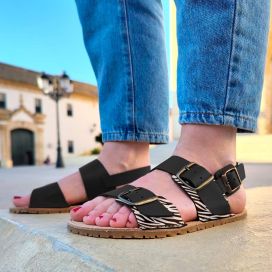 Sandalias ZaUri Ulises - Cebra