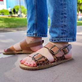 Sandalias ZaUri Ulises - Leopard