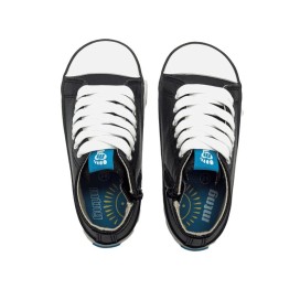 Mustang Free - Botita estilo Converse barefoot Piel - Niños