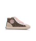 Mustang Free – Barfuß-Stiefelette im Converse-Stil Leopard – Kinder