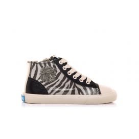 Mustang Free - Botita barefoot estilo Converse Tigre - Niños