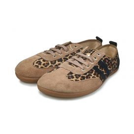 Batilas Retro Stadtsneaker Leopard - Damen