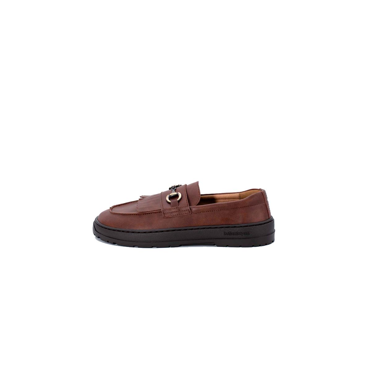 Beflamboyant Moccasin Loafer Glow Mocassim de couro descalço