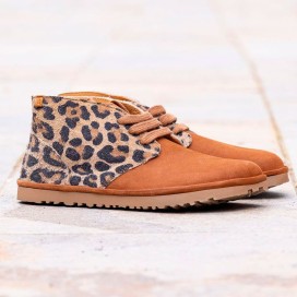 El Naturalista Leder Knöchelstiefel Alltag Leopard - N5374