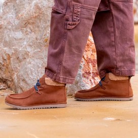 Bota Mocasín Piel Borreguito - N5373