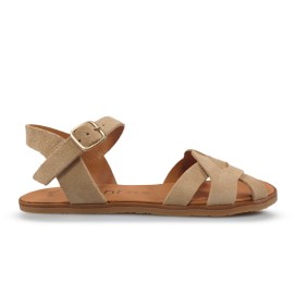Vivant Onix | Women's Strappy Barefoot Suede Sandals