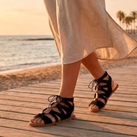 Vivant Savia | Sandálias Barefoot de Mulher em Camurça