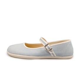 Batilas Merceditas Textile | Barefoot Mary Janes for Women