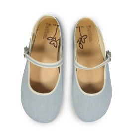 Batilas Merceditas Textile | Barefoot Mary Janes for Women