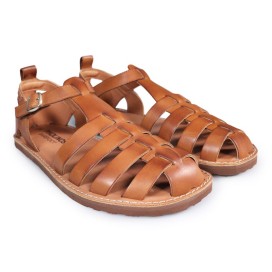 Bequeme Ledersandalen für Damen für den ganzen Tag. Keine Reibung, Sch