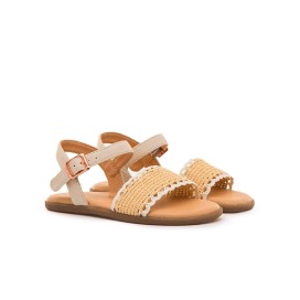 Mustang Free Cala Kids | Braided raffia sandals