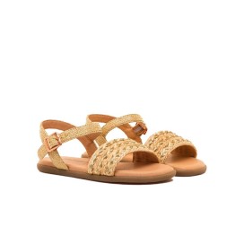 Mustang Free Duna Kids | Gold braided sandals
