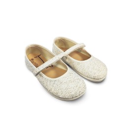 Batilas Merceditas Tokio Oro Niña | Merceditas barefoot elegantes