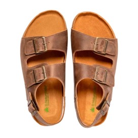 El Naturalista Berna | Sandália barefoot em pele Birkenstock