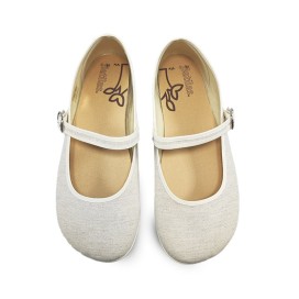Batilas Merceditas Textil | Barfuß-Merceditas für Damen