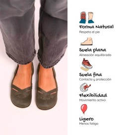 Zapato Feroz Olba Freekers | Bailarinas barefoot veganas