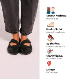 Zapato Feroz Aitana Freekers | Comfortable barefoot ballerinas