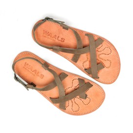 Waals Natur II Mujer | Sandalia barefoot con suela fina