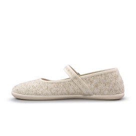 Merceditas Batilas Oro | Calzado Barefoot Elegante