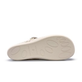 Batilas Gold Mary Janes | Elegant Barefoot Shoes