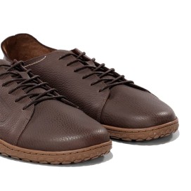 Waals Nomad Leather Hombre | Barefoot elegante de nobuk