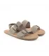 ZaUri Ulises Stone Suede| Sandália Barefoot