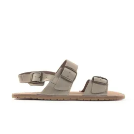 ZaUri Ulises Stone Suede | Sandalia barefoot elegante