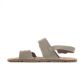 ZaUri Ulises Stone Suede | Sandalia barefoot elegante