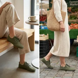 Batilas Blucher Shoe Textile | Urban barefoot shoes women