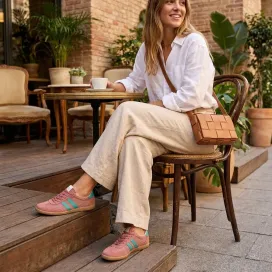 Batilas Retro Têxtil Mulher | Sapatilhas barefoot