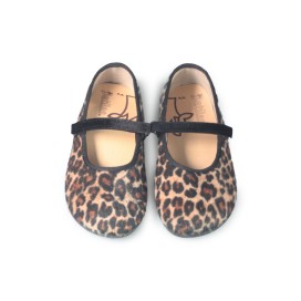 Batilas Merceditas Leopardo | Barefoot para meninas
