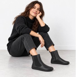 Coqueflex Nara - Mujer | Botines Chelsea barefoot de piel