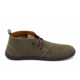 Pies Sucios Moutan | Nubuck Barefoot Boots with Elastic Laces