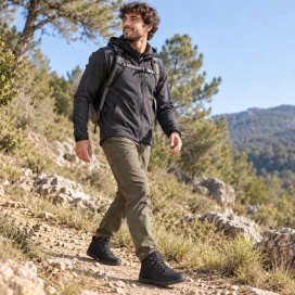 Kilpi Bare High WP | Wasserdichte Barfußstiefel für Wandern