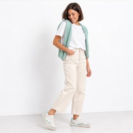 Mustang Free Capri Damen | Barfuß-Sneaker aus Leder