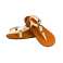 ZaUri Hanami Sandalen Brown Strap