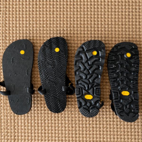 Vibram-Sohlen Vergleich bei Luna Sandals
