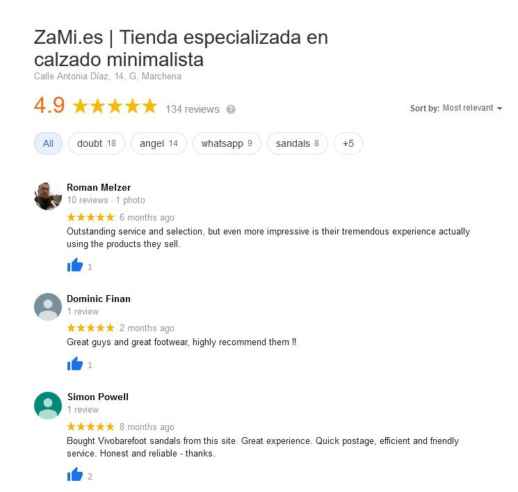 Reseñas Google