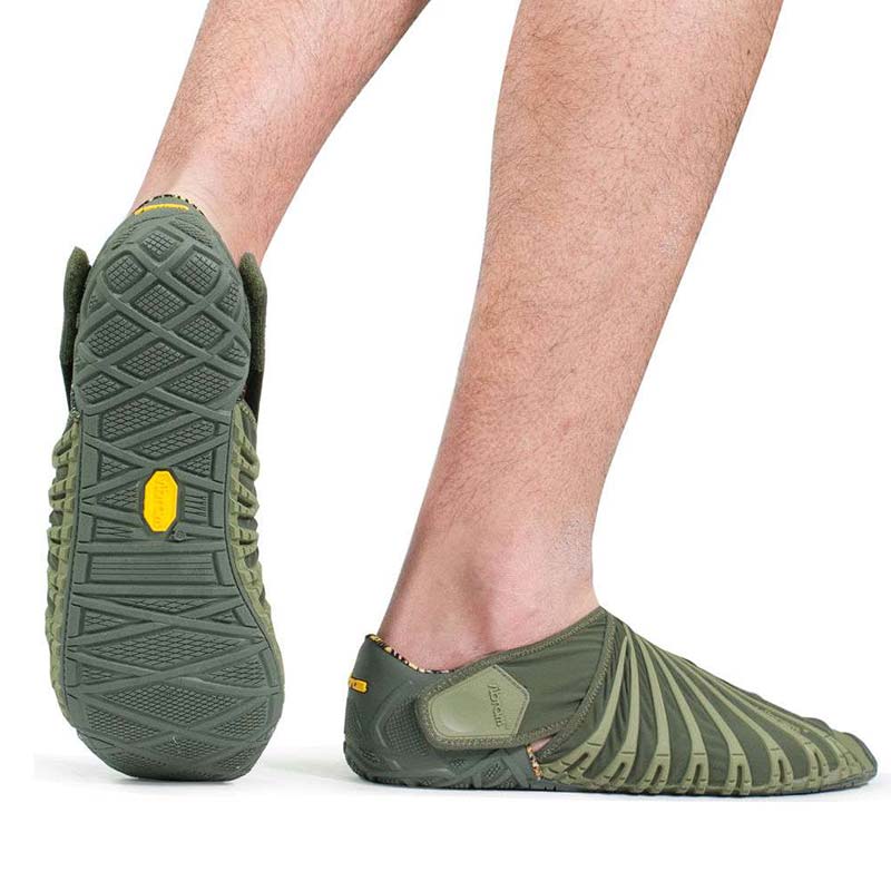 Zapatillas transpirables para hombre S E T Furoshiki Vibram FiveFingers Knit Original Men con práctica bolsa de transporte 