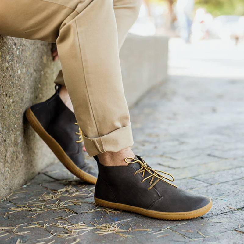 Vivobarefoot Opiniones - Botas De Desierto Vivobarefoot Gobi II Hombre  Obsidian