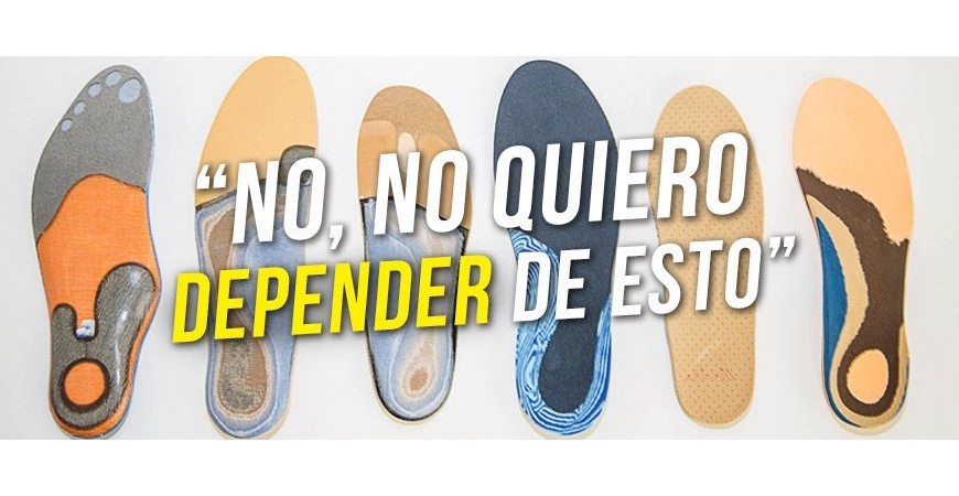 Entre el dolor de pie y la plantilla