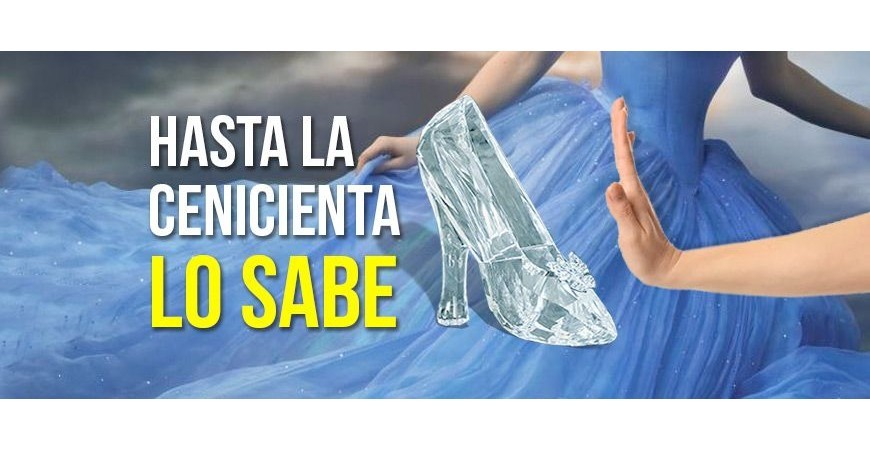 Sogar Cinderella, die aus dem Märchen, kennt es