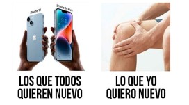Was bevorzugst du: ein neues Knie oder das neue iPhone 14?