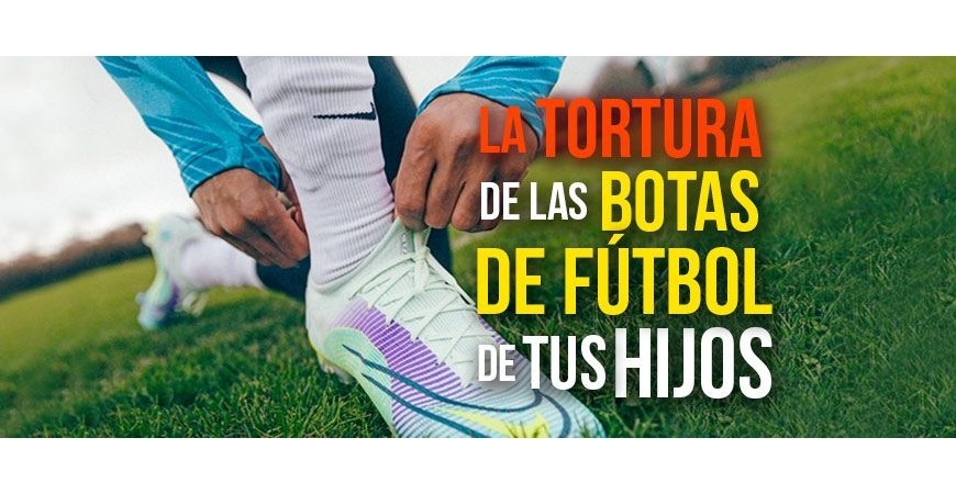 A tortura das chuteiras de seus filhos