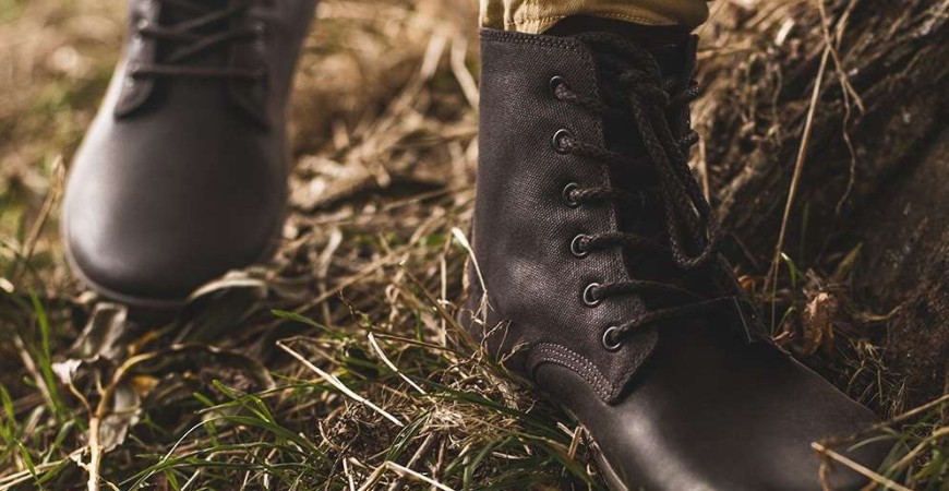 Minimalistisches Winterschuhwerk