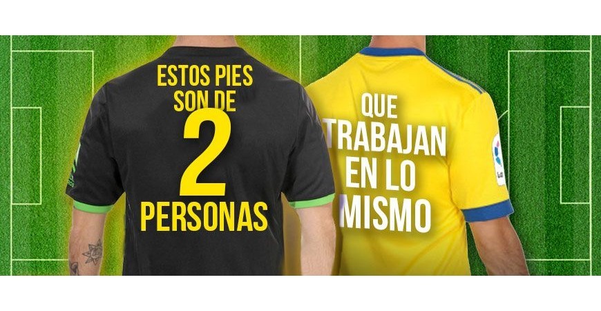 Estes pés muito diferentes são de 2 pessoas que trabalham no mesmo emprego