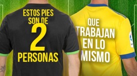 Diese sehr unterschiedlichen Füße stammen von 2 Personen, die denselben Beruf ausüben